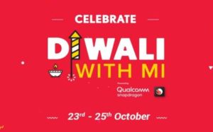 Diwali With Mi - Rs.1 Flash Sale, Mi Huge Discount, Rs.2,000 Off on Phones Sale (23-25th October)