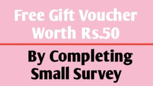 Surveymonkey Offer - Get Free FreshMenu voucher of Rs.50 By Completing Small Survey