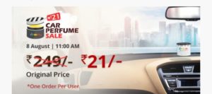 Droom Offer - Get Car Perfume Sale @21 Only