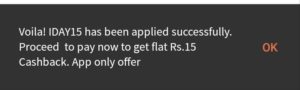 (Proof) Freechrge - Get Rs. 15/30 Cashback On Recharge/Bill Payment Of Rs. 15/30 (Account Specific)