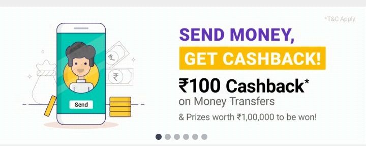Phonepe App- Get Rs.100 Cashback On Money Transfer