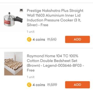 Grofers Free Items - Refer & Get Free Grofers Items ( Earn Coin Grofers )