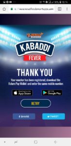 Bigbazaar Loot - Play Khabadi Game & Win Upto Rs.100 Voucher Code