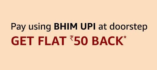 Amazon - Get Rs.50 Cashback on Paying on Delivery Via UPI (No Minimum Order) [3 Times]