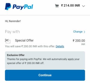 Paypal + Zingoy Offer - Get Free Rs.158 Per Account