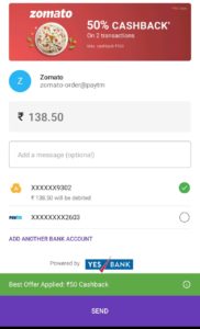 Phonepe - Get 50% Cashback Upto ₹50 on Two Transactions Per User on Zomato App
