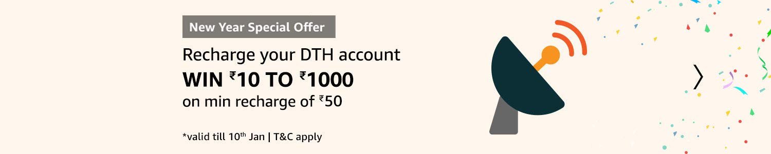 Amazon - Recharge DTH Account & Win Upto Rs.10 To 1000 Cashback