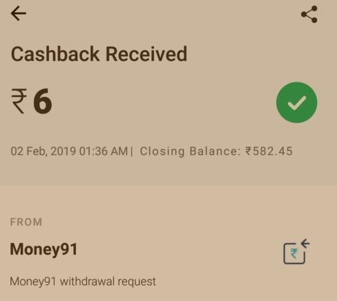 Money 91 App - Get Rs.6 SingUp + Rs.3 Per Refer ( Instant Redeem Paytm)