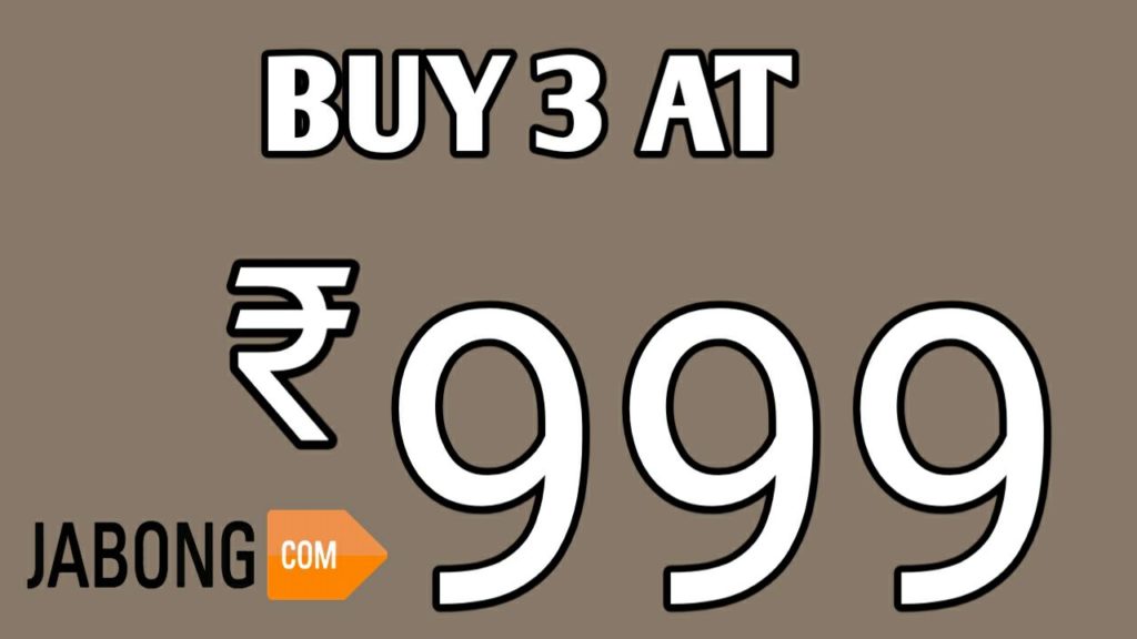 Jabong Loot - Buy 3 Product At Rs.999