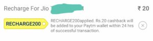 Paytm Bug Offer - Get Rs.20 Free Recharge on Every Paytm Account