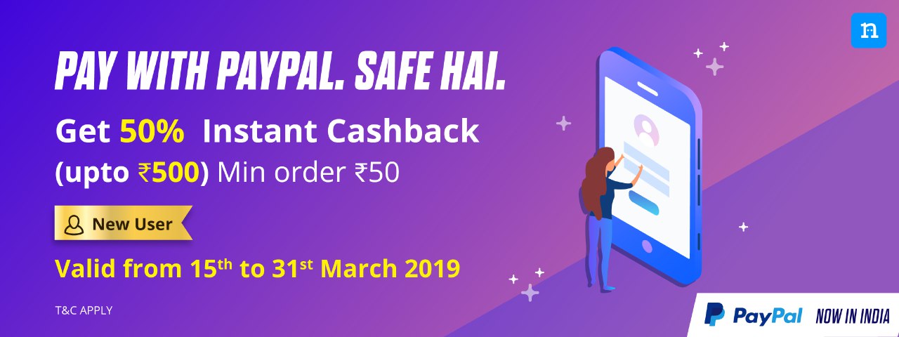 Niki App - Get 50% Cashback Upto Rs.500 On Niki Using Paypal (New Users)