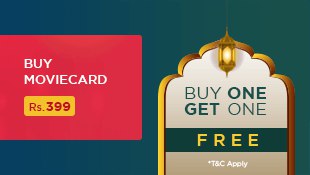 Ramzan Special - Buy 1 Get 1 Movie Card Subscription FREE