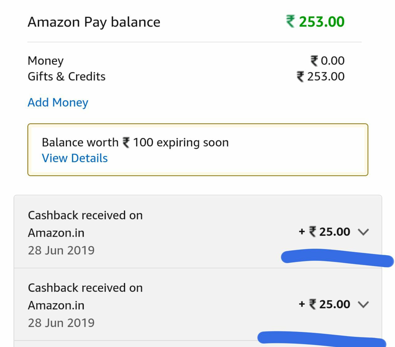 Amazon UPI Offer - Get Flat Rs.25 Cashback on First 2 Transaction in June