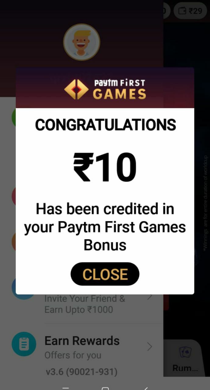 Paytm First Game - Get Free Rs.10 Paytm Cash | Refer & Earn Upto Rs.1000