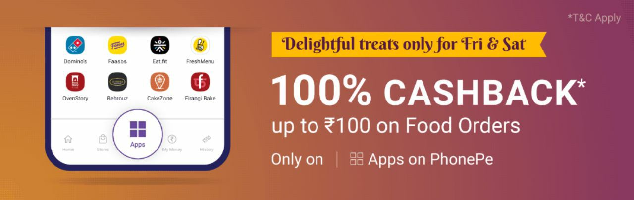 Phonepe Offer - Order Food Worth Rs.500 For Free