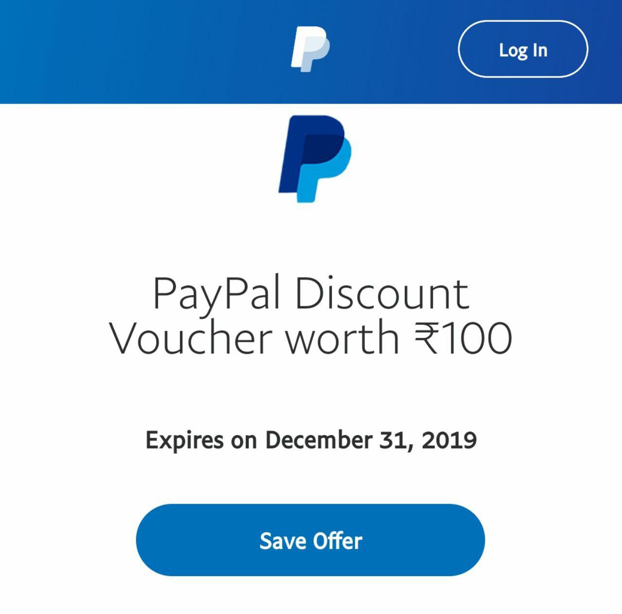 Loot - Paypal is Sending Rs.100 Voucher | Check In Your Accounts (Selected Users)