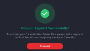 Gaana+ Premium Loot - Get Gaana+ Subscription of 3 Month For Free