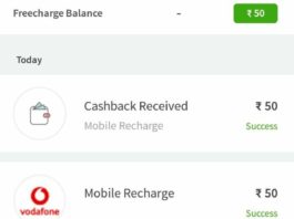 Freecharge offer - Upto Rs.50 Freecharge Cashback | New Code Added