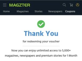 Magzter Gold Free Subscription - Get Magzter subscription free for 1 month